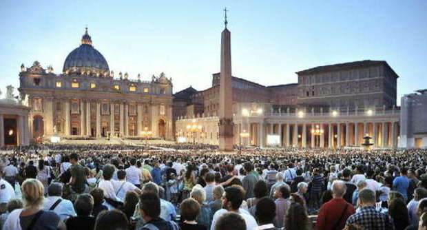 8 settembre 2013, la veglia della pace in piazza San Pietro